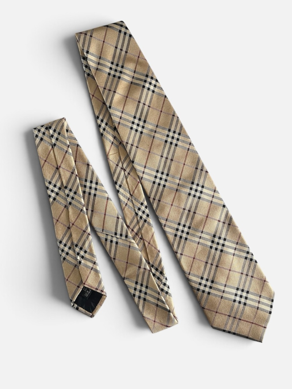 BURBERRY LONDON Silk Plaid Nova Check Tie Made in Italy